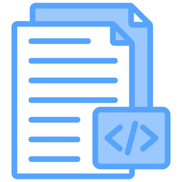 Source Code Blue Icon