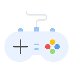 Gamepad Flat Multicolor Icon