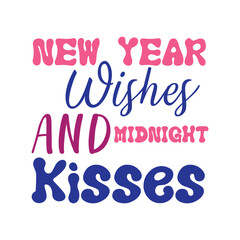 Happy New Year Groovy Design