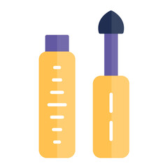 Lip Gloss Flat Multicolor Icon