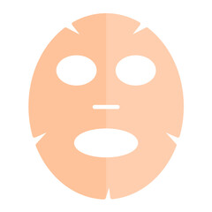 Face Mask Flat Multicolor Icon