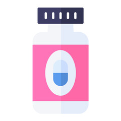 Mineral Flat Multicolor Icon