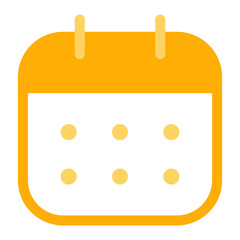 Calendar Flat Multicolor Icon