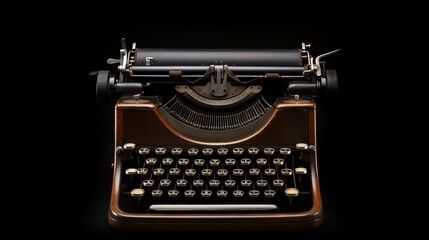 a typewriter with a keypad