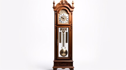 a clock on a stand