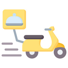 Food Delivery Flat Icon