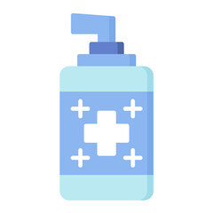 Antiseptic Flat Multicolor Icon