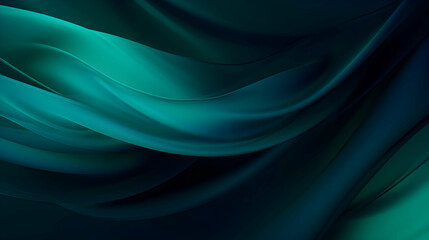 Obraz premium Black blue green abstract texture background. Photography studio backdrop. Color gradient. Dark matte elegant background with space for design. Canvas, header, generative ai
