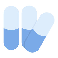 Capsule Flat Multicolor Icon