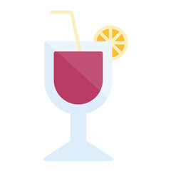 Cocktails Flat Multicolor Icon