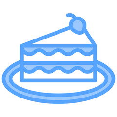 Dessert Blue Icon