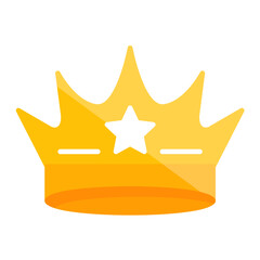 Crown Flat Multicolor Icon