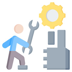 Repairing Flat Icon