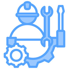 Maintenance Blue Icon