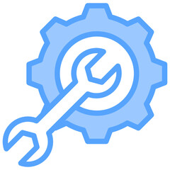 Equipment Blue Icon