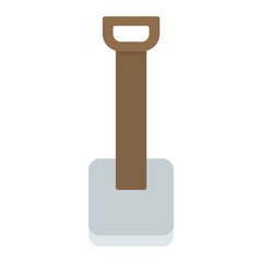 Shovel Flat Multicolor Icon