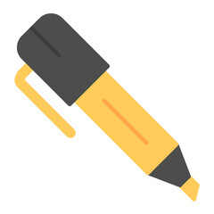Highlighter Flat Multicolor Icon