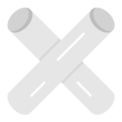 Chalk Flat Multicolor Icon