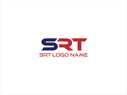 SRT monogram initial letters logo Design Vector. sr tr business logo design modern srt