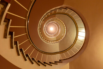 Spiralförmiges Treppenhaus