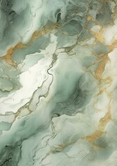 Naklejka premium Le gros plan est celui d'une surface de marbre vert