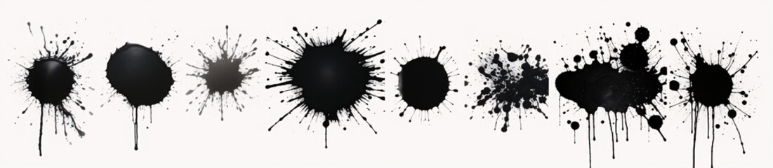 a set of black and white colour splatters you can use for your project hyperspace noir trick of the eye paintings urban decay