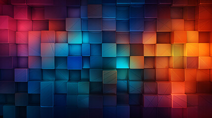 Multicolored background in geometric patterns