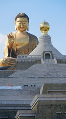 Fo Guang Shan Buddha Museum Kaohsiung Taiwan buddha architecture temple - obrazy, fototapety, plakaty