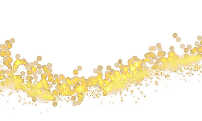 Gold Blur Brush Background Graphic Element
