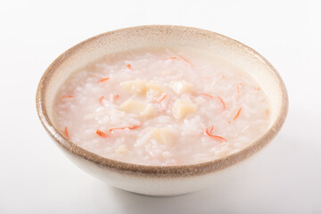 ホタテ貝柱とカニカマのお粥