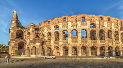 World famous Colosseum in Rome - 683760254