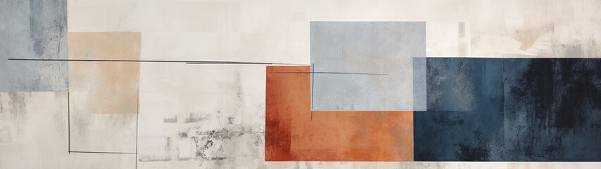 Stylish minimal paint pattern. Grunge wall background. Generative AI