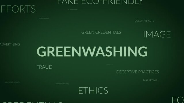 Unveiling Perspectives: A Dynamic Zoom into Greenwashing Related Themes