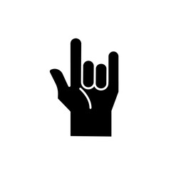Finger icon stock vector illustration