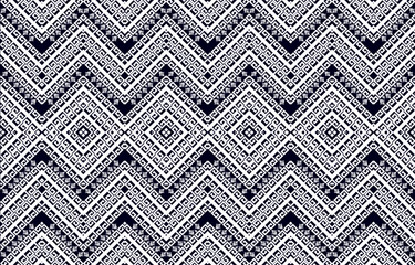 Fabric sealess Tribal pattern geometric ethnic oriental traditional on pink and white background.Aztec style,embroidery,abstract,vector.design for 