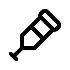 crutches line icon