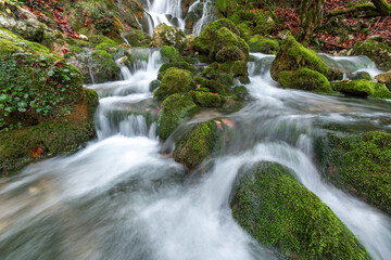 Toberia Waterfalls at Llanada Alavesa, Basque Country, Spain