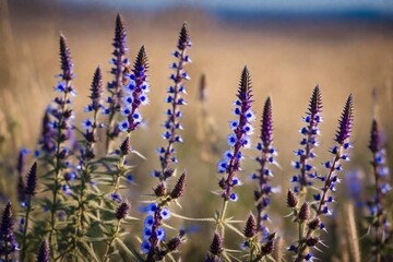 lavender field in regionand generated AI 