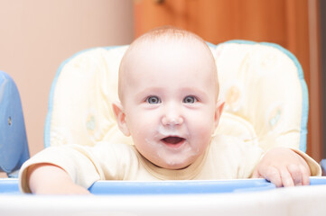  baby with food