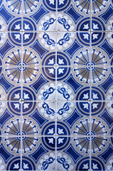  Azulejo Tile on Wall of a Building in Aveiro, Portugal. - 683787621