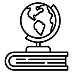 Globe Icon Element For Design