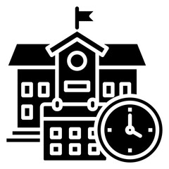 Clock Icon Element For Design