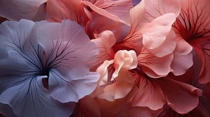 Microscopic View of Flower Petal Revealing Fine Textures