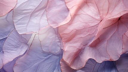 Microscopic View of Flower Petal Revealing Fine Textures