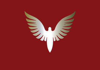 Angel logo design vector template. Editable vectors. Icon symbol vector EPS 10.