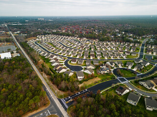 Aerail drone of 55 plus community in New jersey real estate