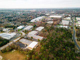 Aerail drone of 55 plus community in New jersey real estate