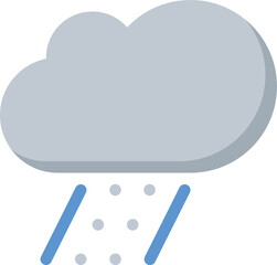 design vector image icons snow rain