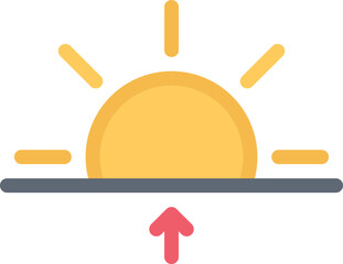 design vector image icons sunrise