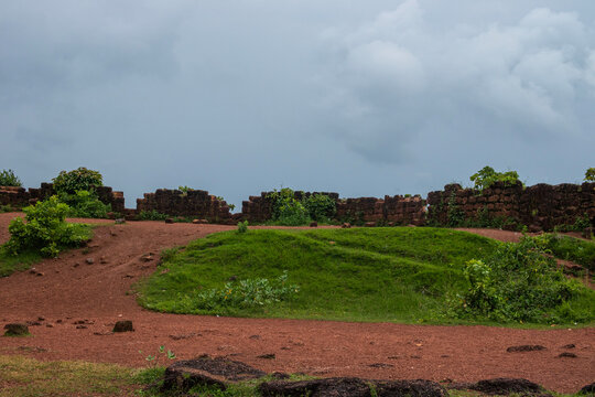 Views of the Chapora fort, Goa